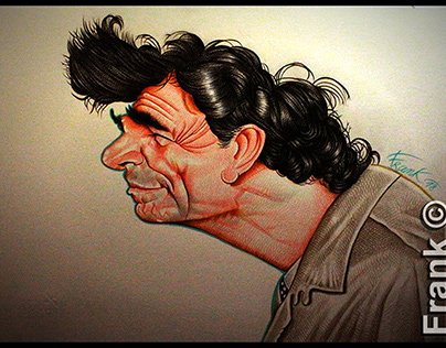 Caricature of Peter Falk "Colombo"