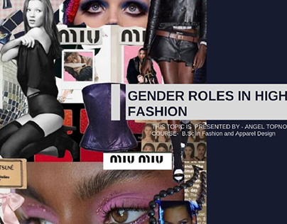 Gender Roles in High Fashion