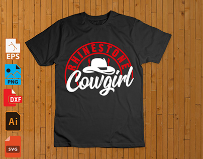 Custom Cowgirl T-shirt design