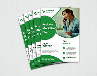 Corporate business marketing flyer