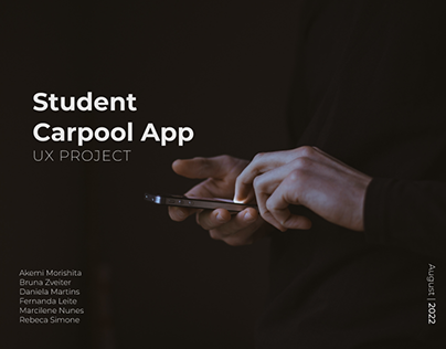 Students Carpool App | UX Project