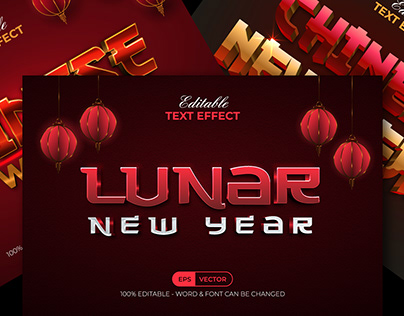 Chinese New Year Text Effect