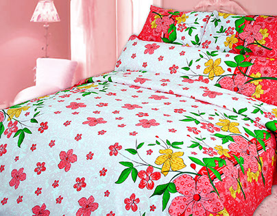 Applied designs as popular bedspreads