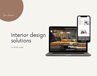 interior design responsive webpage