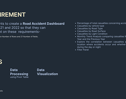 Road Accident Dashboard (Mock Up Project)