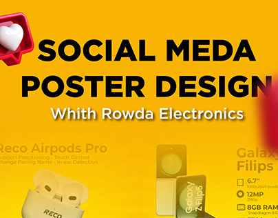 Social Media Postr Design whith Rowda Electronics