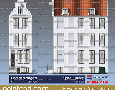 Old Amsterdam canal house