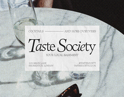 TASTE SOCIETY — BRAND IDENTITY