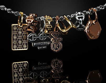Hoorsenbuhs - Gold necklace + bracelets
