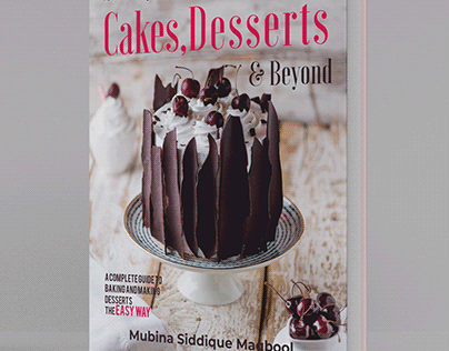 "Cakes, Desserts & Beyond’ Cookbook Design