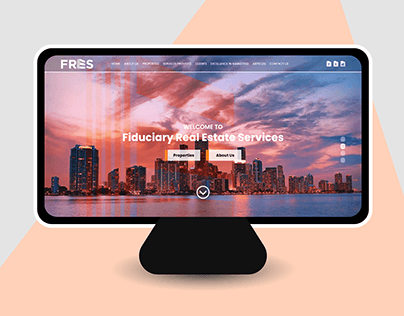 Project thumbnail - UI - FRES Webpage