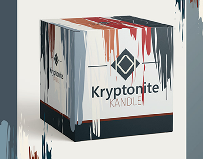 Packaging design- Kryptonite kandle