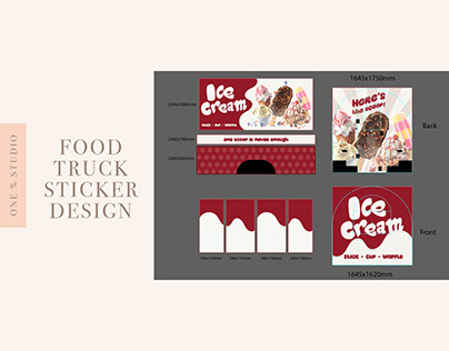 Food Truck Sticker Design