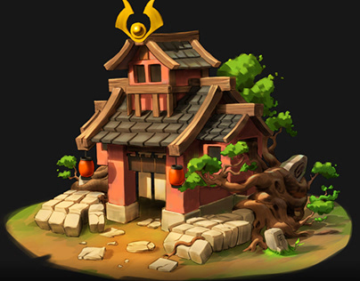 Ancient inn "The old samurai"
