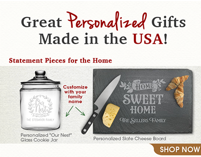 Personalized Home Goods Email Design