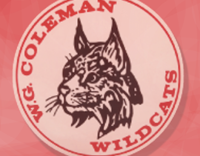 W.G. Coleman Wildcats Sports Banner