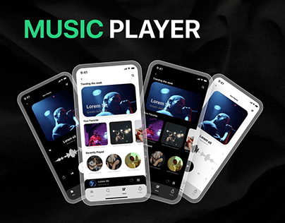 Musi Player App UI Design