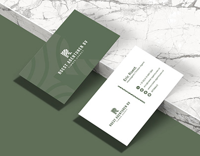 Roest Agenturen BV Timber Agency Logo and Business Card