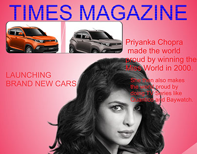 Magazine Cover Of Priyanka Chopra
