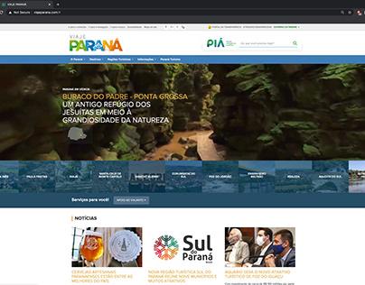 GOVERNO DO PARANÁ / viajeparana.com / Portal