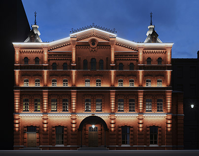 The project of illumination of the historical building