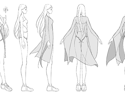 Character Turnarounds | College Project