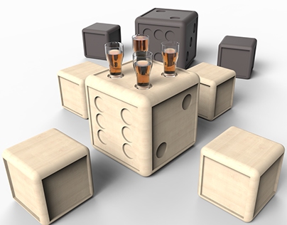 Roll coffee table set