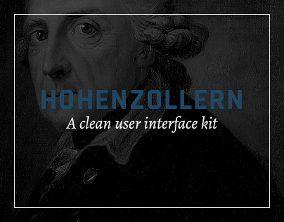 Hohenzollern UI Kit - Free .psd Download