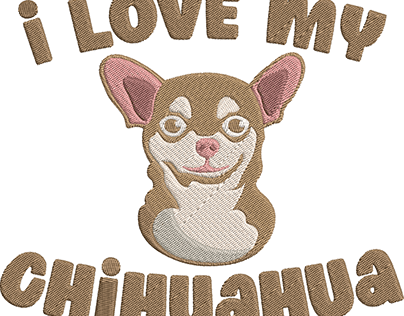 Chihuahua Embroidery