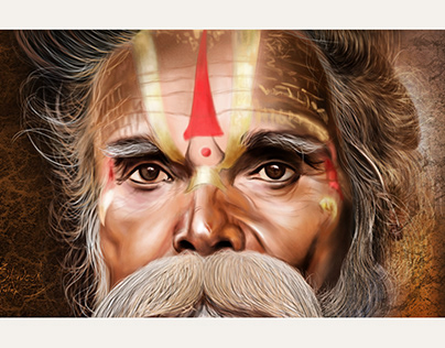 Sadhu - Digital Portrait