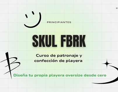 Skul Fbrk - Curso de patronaje y confección de playera
