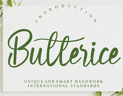 Butterice Handwritten Font