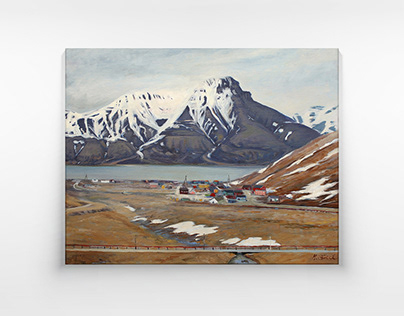 Svalbard Oil Painting