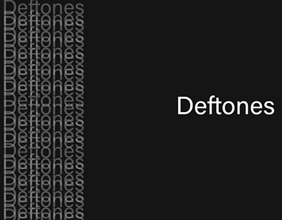 Deftones CD Cover/Package Design