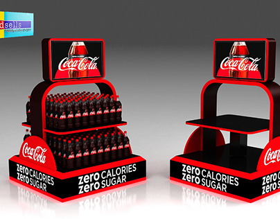Coke Zero Podium Display