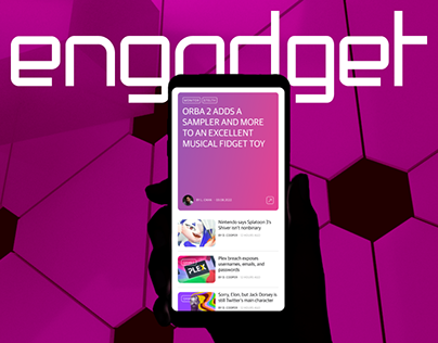 Engadget | News website redesign