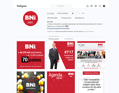 Project thumbnail - BNI ABC | Posts/Cards for social media