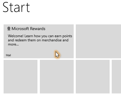 Rapid Prototype - Microsoft Rewards