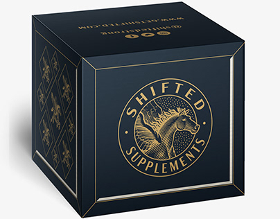 SHIFTED SUPPLEMENTS - PREMIUM SHIPPING BOX DESIGN