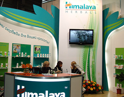 Exhibition booth for Himalaya