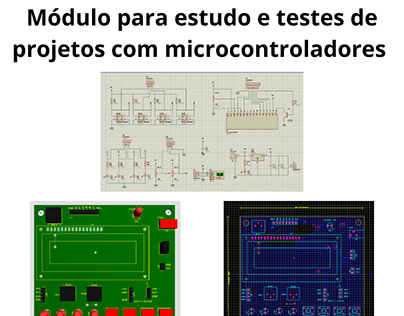 Módulo para estudo e testes de microcontroladores