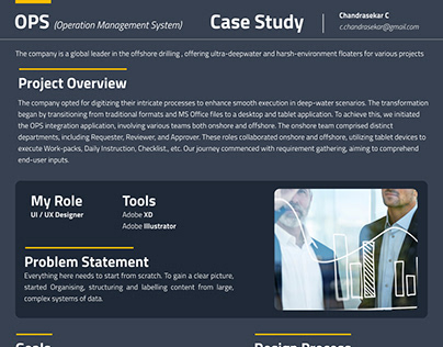 OPS (Operation Management System) - UX Case Study