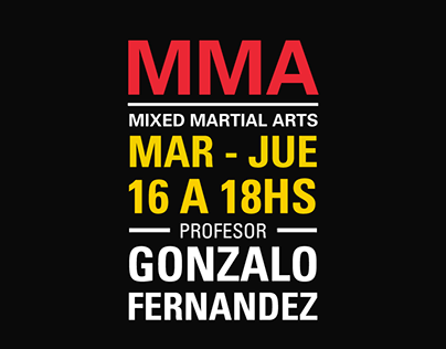 MMA Gonzalo Fernandez