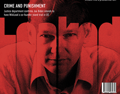 WIRED Magazine Cover Design | Assange