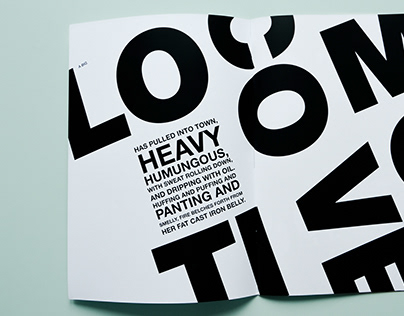 The Locomotive | Booklet, Semantic Typography