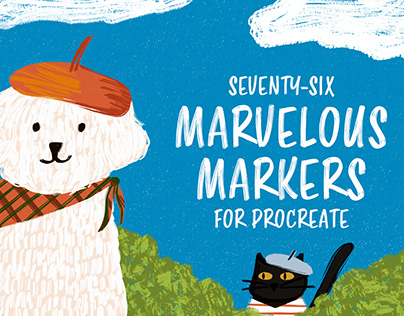 76 Marvelous Markers for Procreate + FREE DOWNLOAD