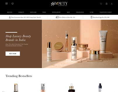 Cosmetic products Website