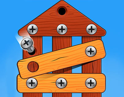 Nuts & Bolts Tangle Screw Pin Game Icon