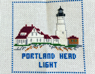 Portland Head Light Cross-stitch