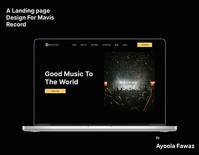 LANDING PAGE FOR MAVIN RECORDS